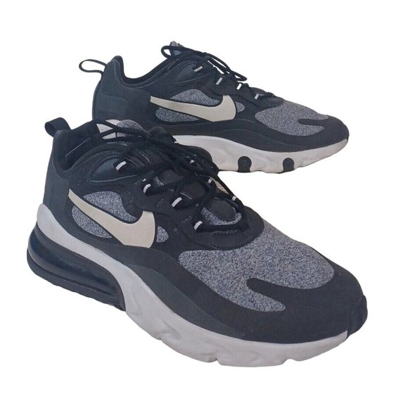 Exc Nike Air Max 270 React Op Art 2019 Size 11 Rare Authentic Black Grey Trainer - Picture 3 of 15